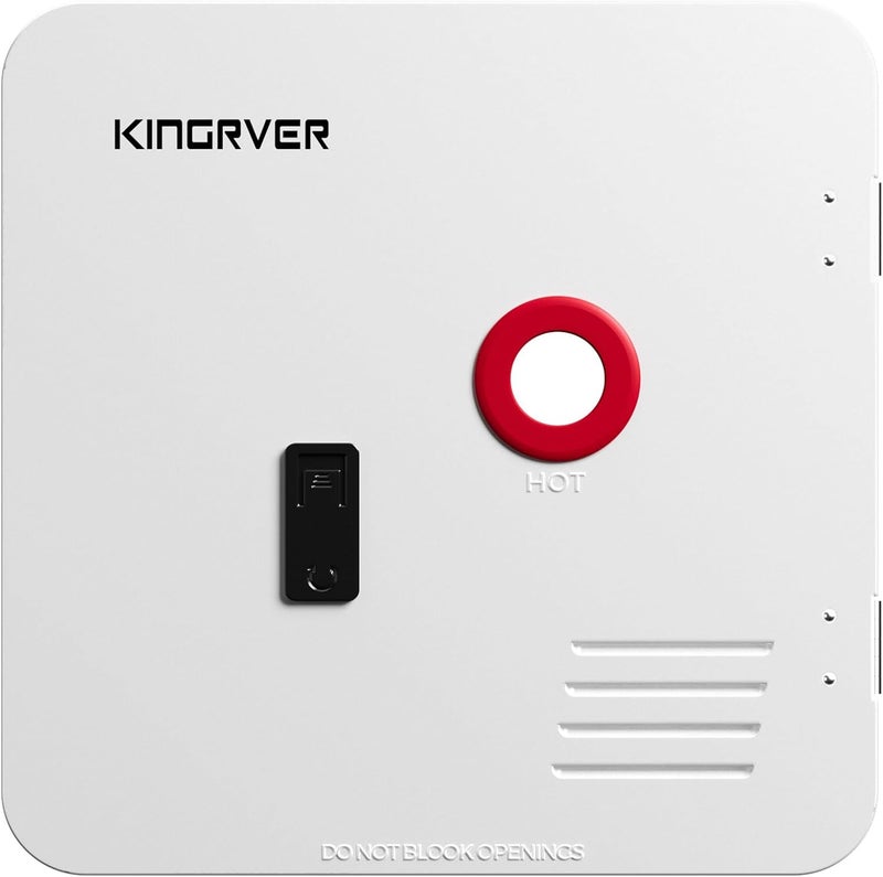 KINGRVER 18 x 18 Inches White Door kit - This Only for RV Tankless Water Heaters without Door, Water Heater not Included, Galvanized Steel - Image 1